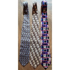 Mens Ties A trio of luxury ties